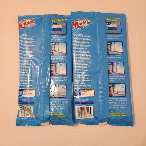 Windex Outdoor All-in-One Glass Window Refill Pads - 2 Packages - Picture 2 of 2